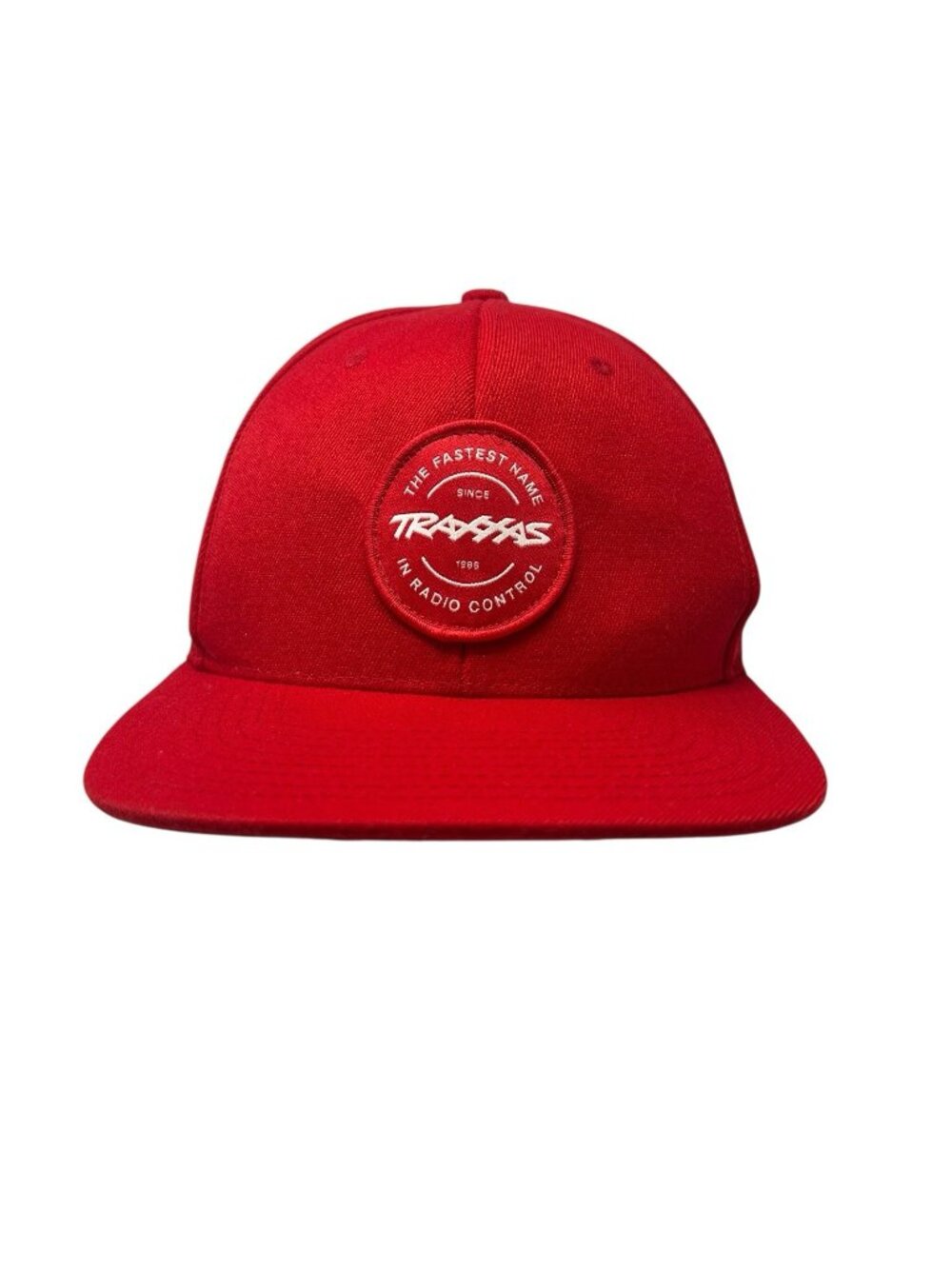 Traxxas RC Snapback Hat‎ Red Flat Bill Cap Logo Patch Radio Control Cars Racing